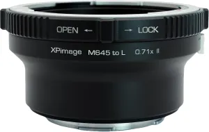 0.71X Optical Focal Reducer Lens Mount Adapter for Mamiya 645 Lens to Leica or Panosonic L Mount Camera