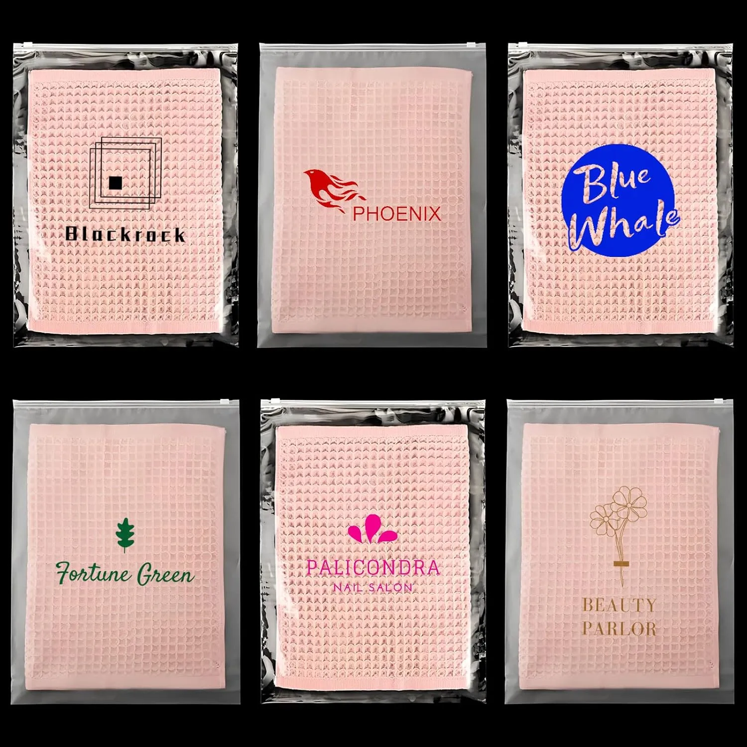 100 Custom Plastic Bags With Logo, Zip Slider With Air Holes, Resealable for Packaging Products, Business Selling Shipping (5.9"x7.9", Frosted)