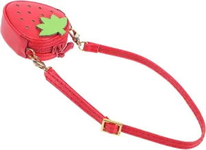 1/12 Scale Doll Mini Crossbody Bag for Dress up Strawberry Shape Handbag Doll Accessories 1/8 Purse