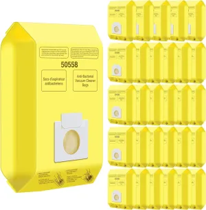 30 Pack Vacuum Cleaner Bags Fit for Kenmore Canister Type C/Q 5055 50555 50557 50558 and Pana·sonic Type C-5 C-18, 200 Series, 400 Series, 600 Series, 700 Series, 800 Series Vacuum By Improvedhand