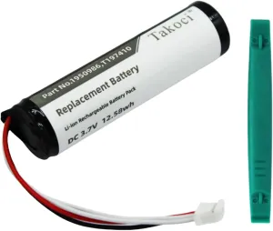 3400mAh Replacement Battery Compatible with Ex-tech F-LIR i7 i3 i5 IRC40，Fits P/N 1950986 T197410 T198470ACC T199376ACC 3.7V