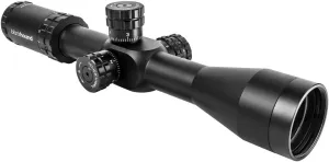 4-14x44 Optics Genesis, Rifle Scope Illuminated Reticle, Zero Stop and Parallax with 30mm Scope Rings, 44mm Scope Hood and Mounting Bubble Levels