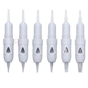 50pcs/pack Microblading Cartridge Needle for Charmant Device Permanent Makeup Machine Pen Charme Princess Tattoo Machine Needles (50pcs 3P)