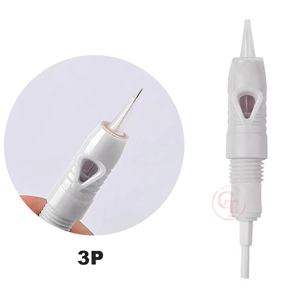 50pcs/pack Microblading Cartridge Needle for Charmant Device Permanent Makeup Machine Pen Charme Princess Tattoo Machine Needles (50pcs 3P)