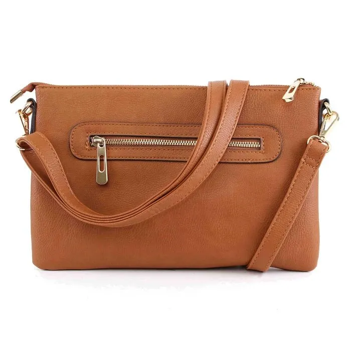 8623 N8263 Ellen Three Compartment Wristlet Fashion Clutch/Crossbody