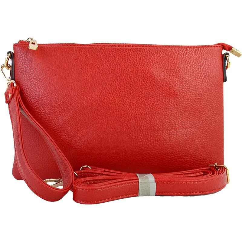 8623 N8263 Ellen Three Compartment Wristlet Fashion Clutch/Crossbody