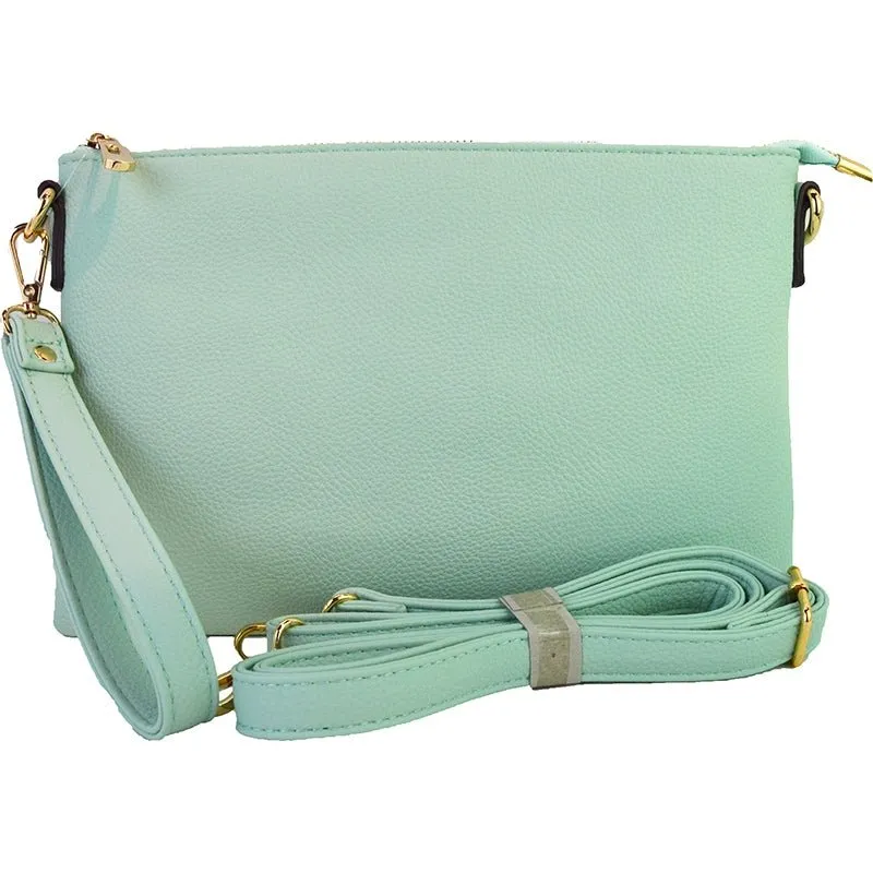 8623 N8263 Ellen Three Compartment Wristlet Fashion Clutch/Crossbody