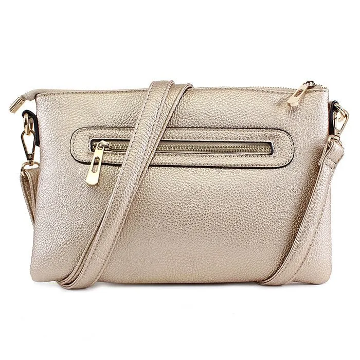 8623 N8263 Ellen Three Compartment Wristlet Fashion Clutch/Crossbody