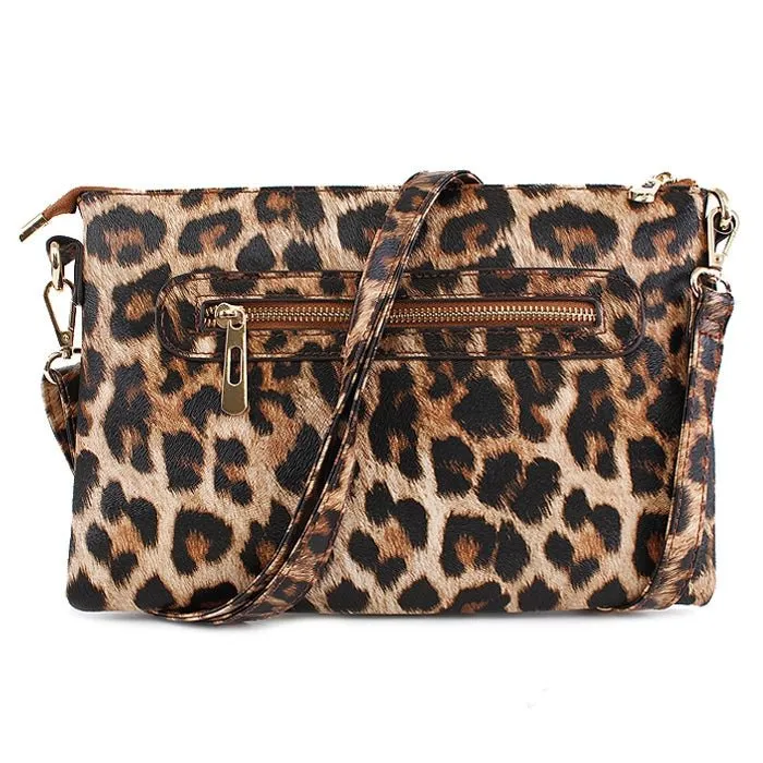 8623 N8263 Ellen Three Compartment Wristlet Fashion Clutch/Crossbody