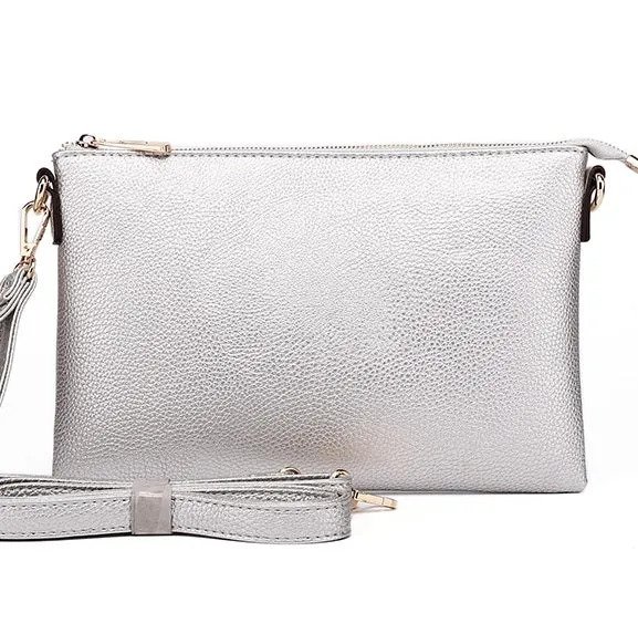 8623 N8263 Ellen Three Compartment Wristlet Fashion Clutch/Crossbody