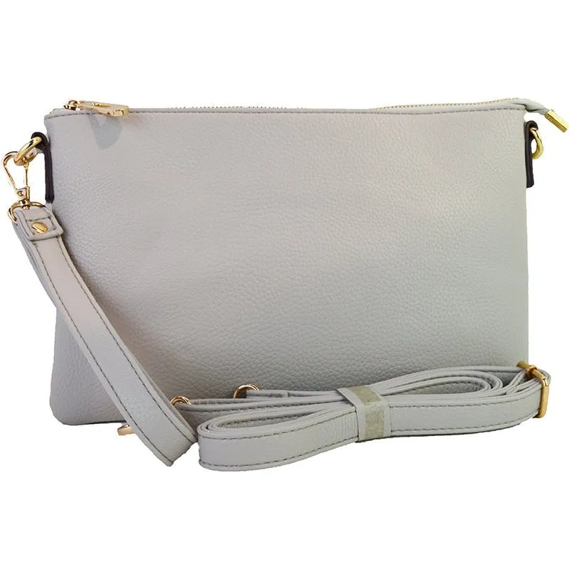 8623 N8263 Ellen Three Compartment Wristlet Fashion Clutch/Crossbody