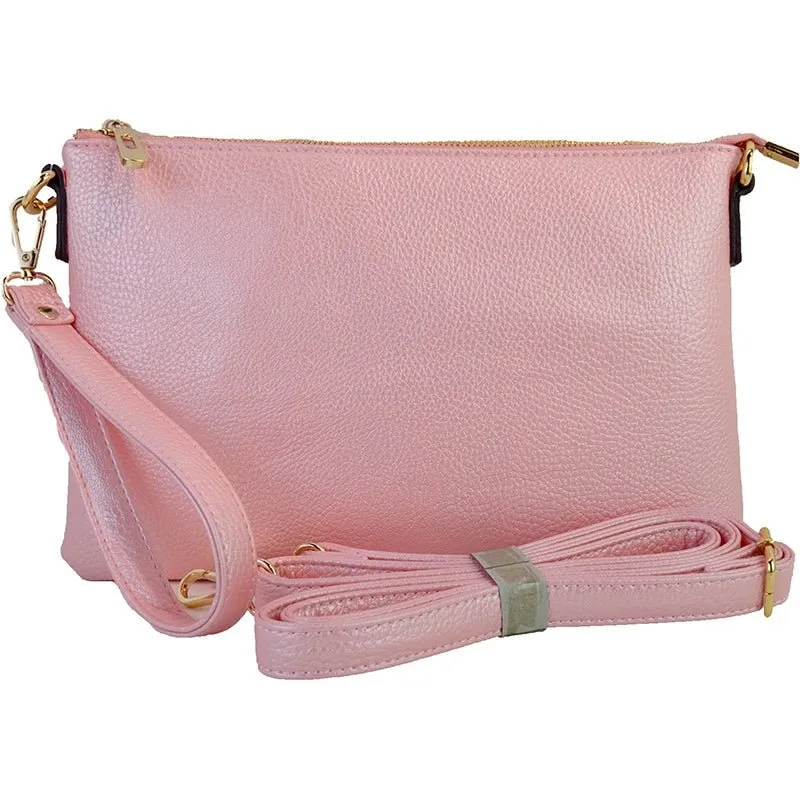 8623 N8263 Ellen Three Compartment Wristlet Fashion Clutch/Crossbody