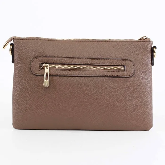 8623 N8263 Ellen Three Compartment Wristlet Fashion Clutch/Crossbody