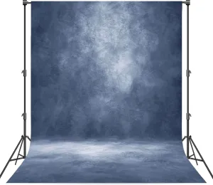 Abstract Professional Photography Backdrop for Portrait Photo Props Booth Background Photoshoot Studio with Ployester Fabric Roller Pocket on Top (8x10ft,Blue)