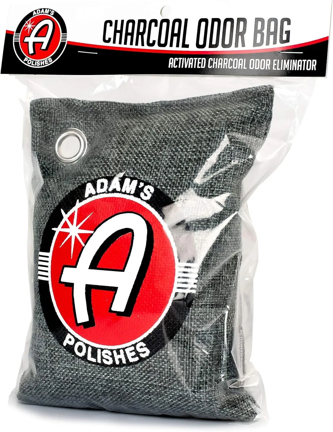 Adam's Polishes Odor Eliminator Bag 500g - Natural Premium Charcoal Air Purifying Charcoal Bag - Absorbs & Eliminates Odors for Cars, Closets & Bathrooms - Contains no Fragrance or Chemicals