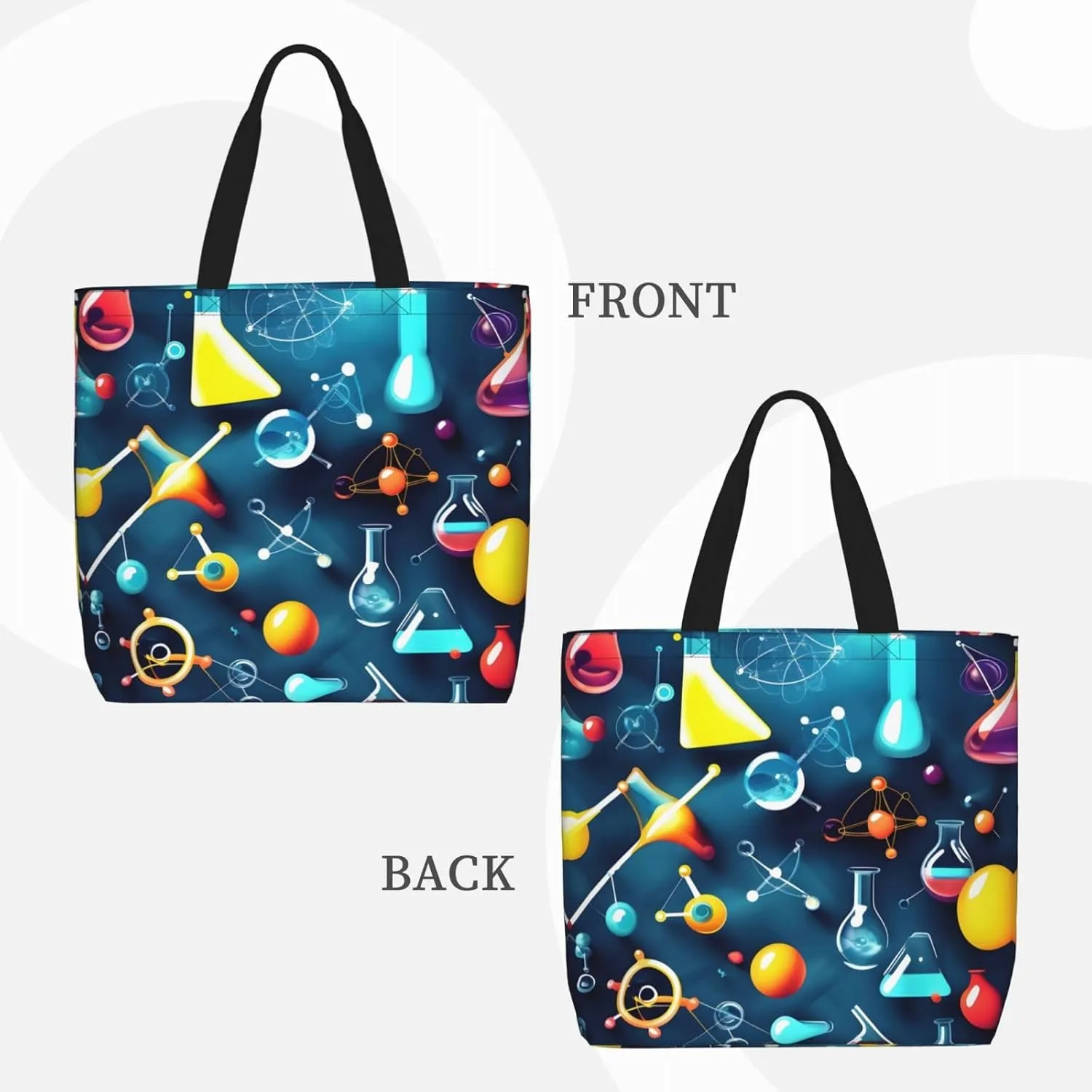 Adorable Schnauzer Print Fashion Tote Bag,Travel Handbag For Women, Hobo Bags, Work Shoulder Bags Crossbody Bag