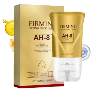 AH-8 Firming Neck Cream for Crepey Skin Body Care Comfort, Roller Neck Cream, Moisturizing, Tightening Lotions Cosmetic Skin Care Contains Hexapeptide