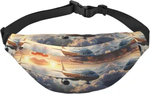 Airplanes are soaring Fashion Crossbody Appearance High capacity outdoor with Adjustable Comfortable Work Leisure Versatile
