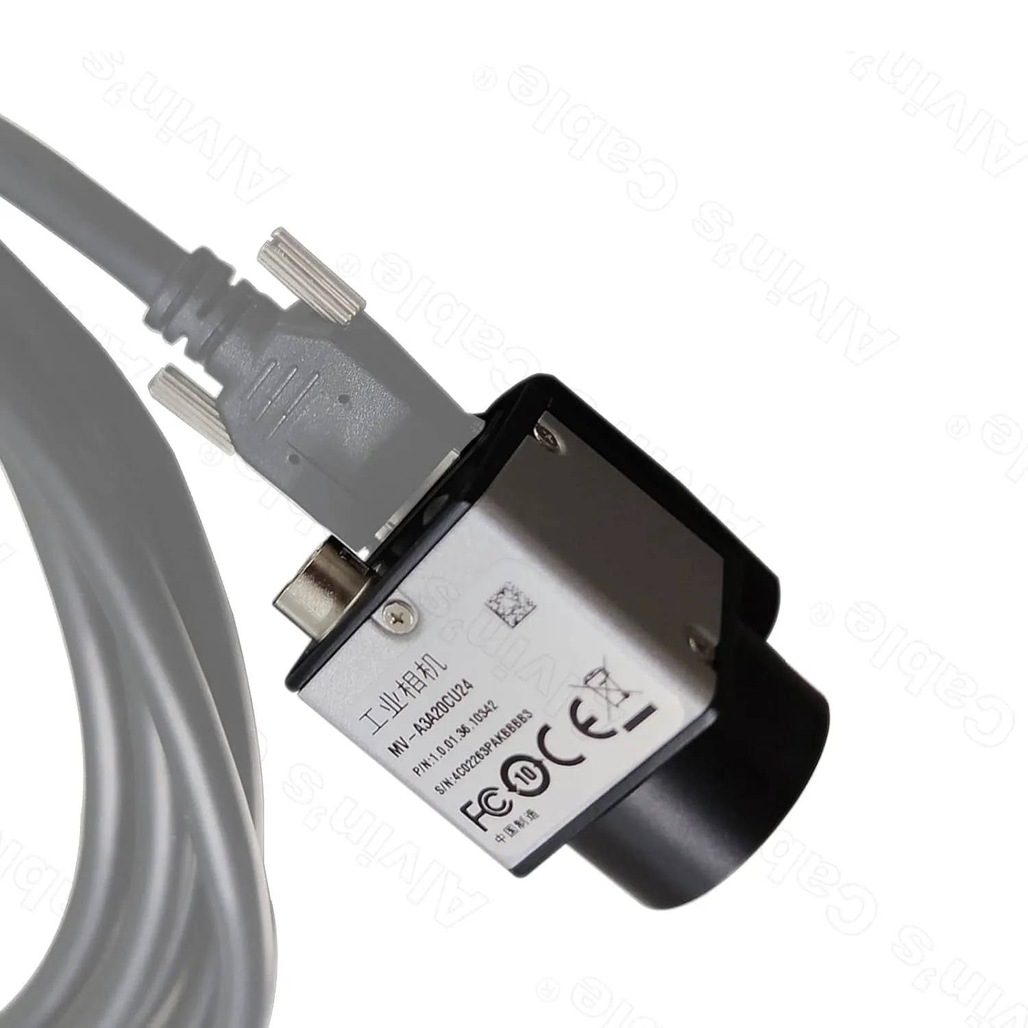 Alvin's Cables USB 3.0 to Micro-B Fiber-Optics Data-Cable for Basler ACE Camera Micro-B Locking-Screws to Type-A Shielded-Cable for Industrial Camera 10M|32.8ft