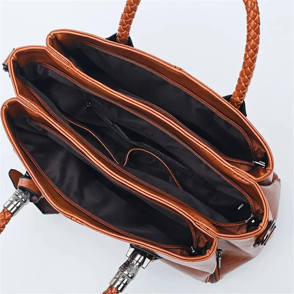 AMORY - MODISCHE LEDERHANDTASCHE