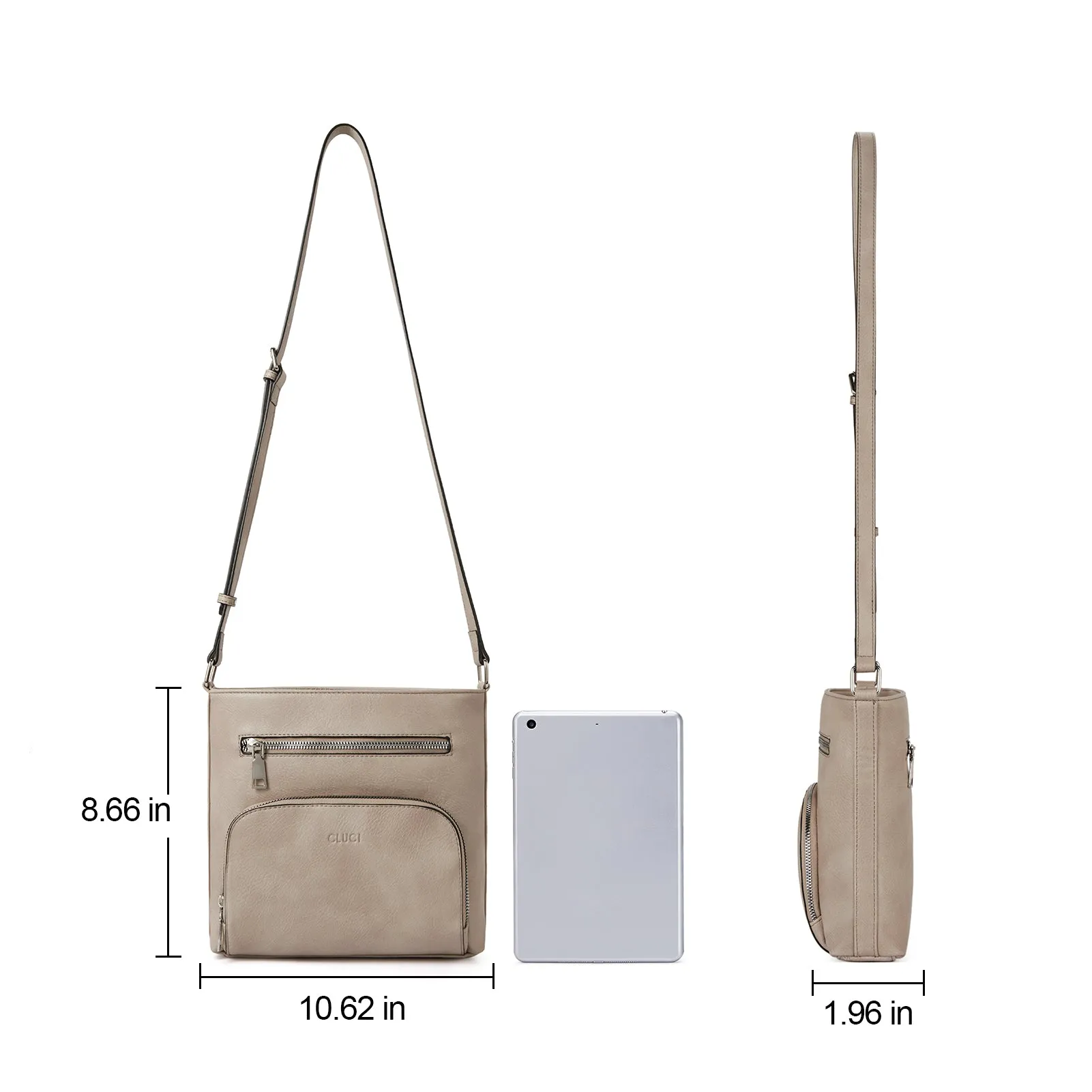 Amos Vintage Patchwork Crossbody Bag