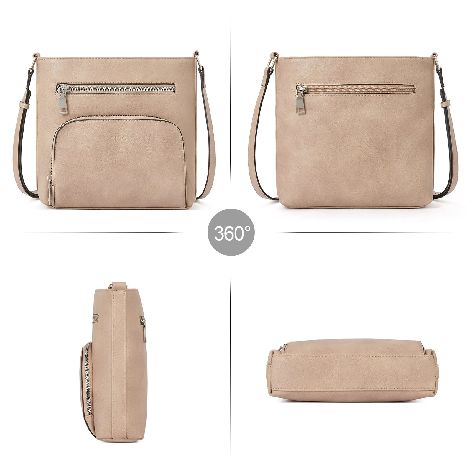 Amos Vintage Patchwork Crossbody Bag