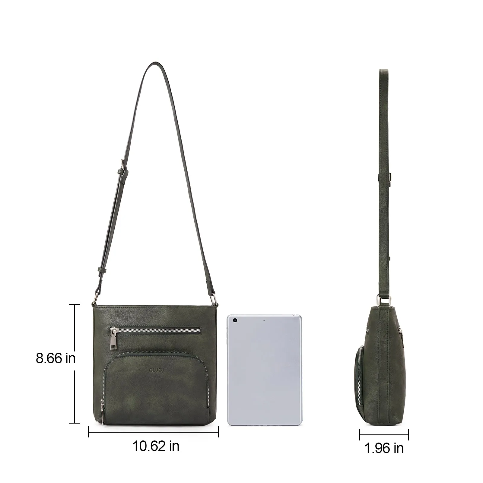 Amos Vintage Patchwork Crossbody Bag
