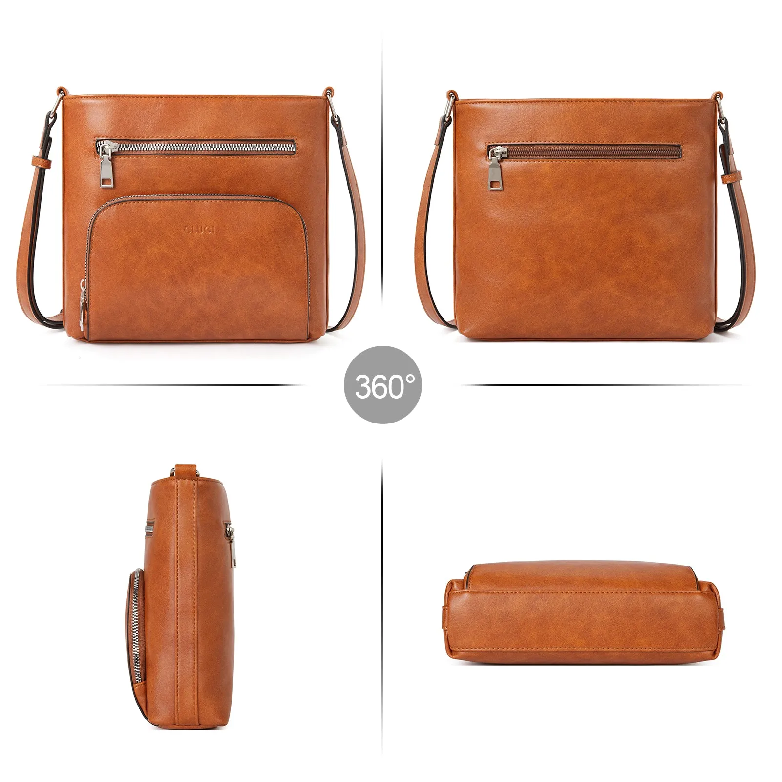 Amos Vintage Patchwork Crossbody Bag
