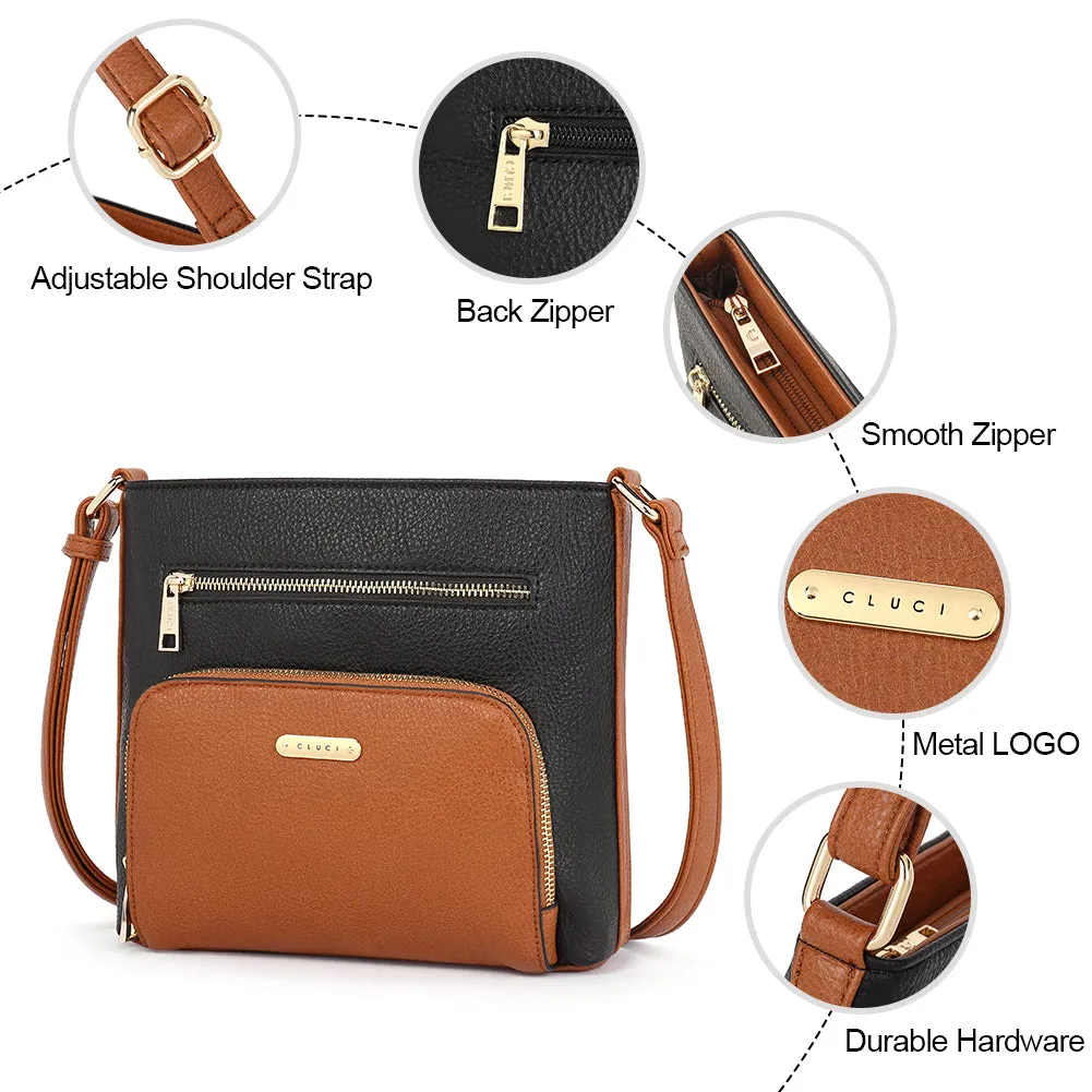 Amos Vintage Patchwork Crossbody Bag