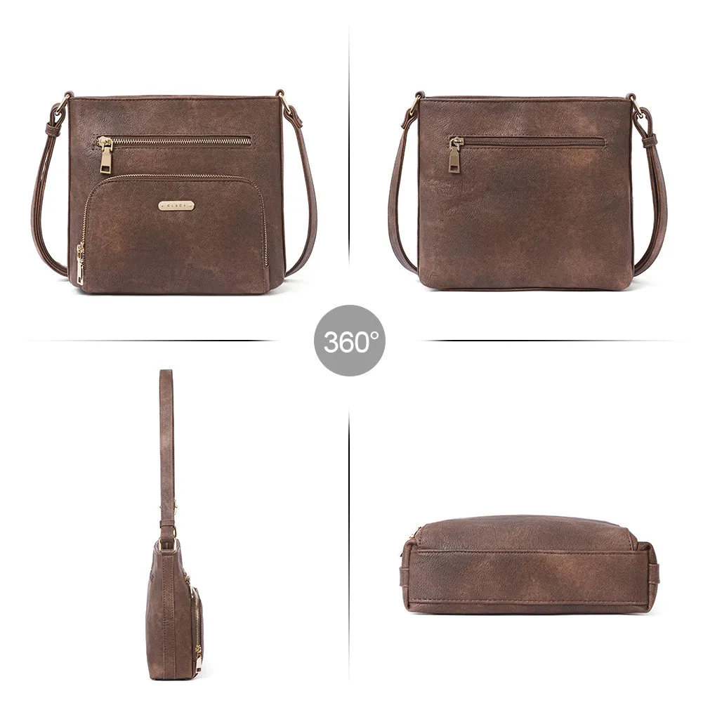 Amos Vintage Patchwork Crossbody Bag