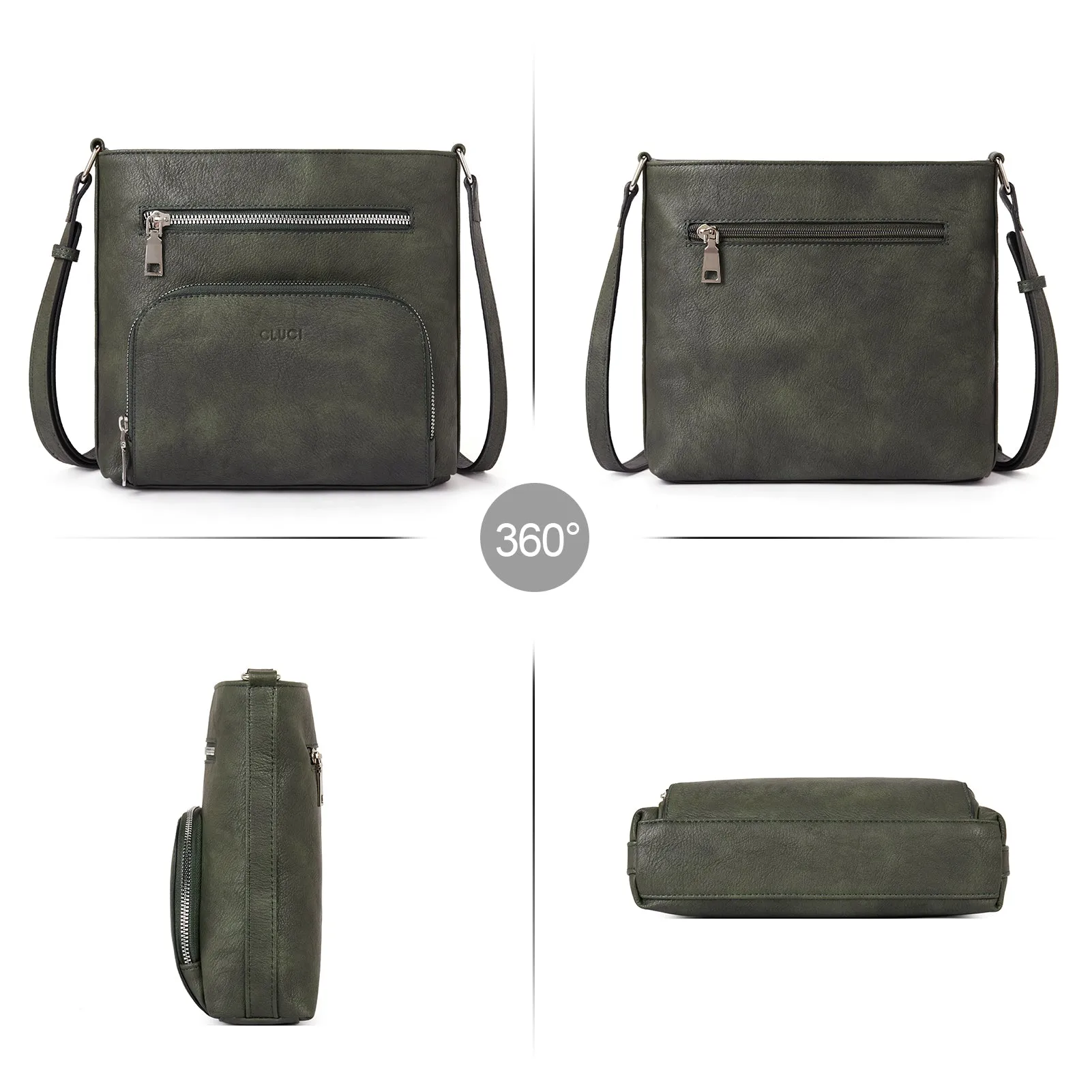 Amos Vintage Patchwork Crossbody Bag