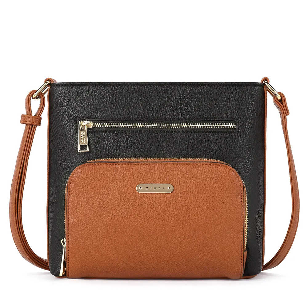 Amos Vintage Patchwork Crossbody Bag