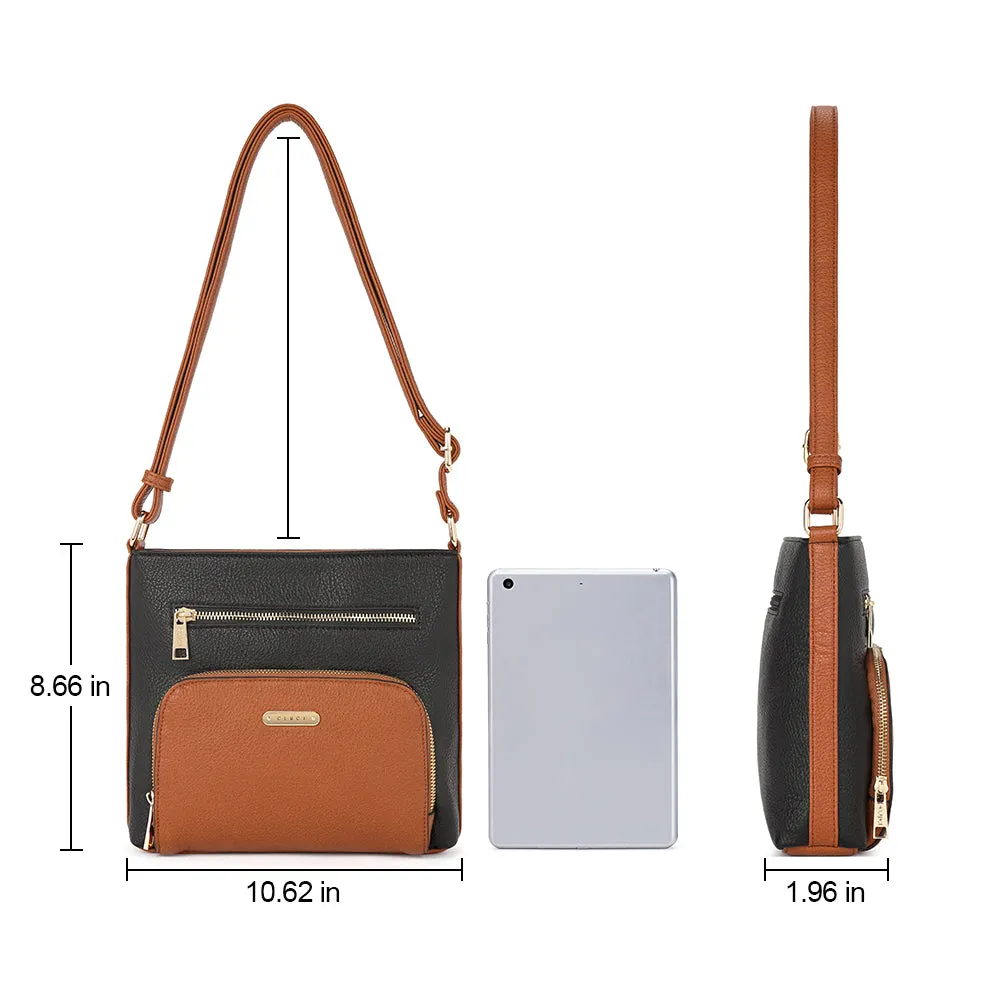 Amos Vintage Patchwork Crossbody Bag