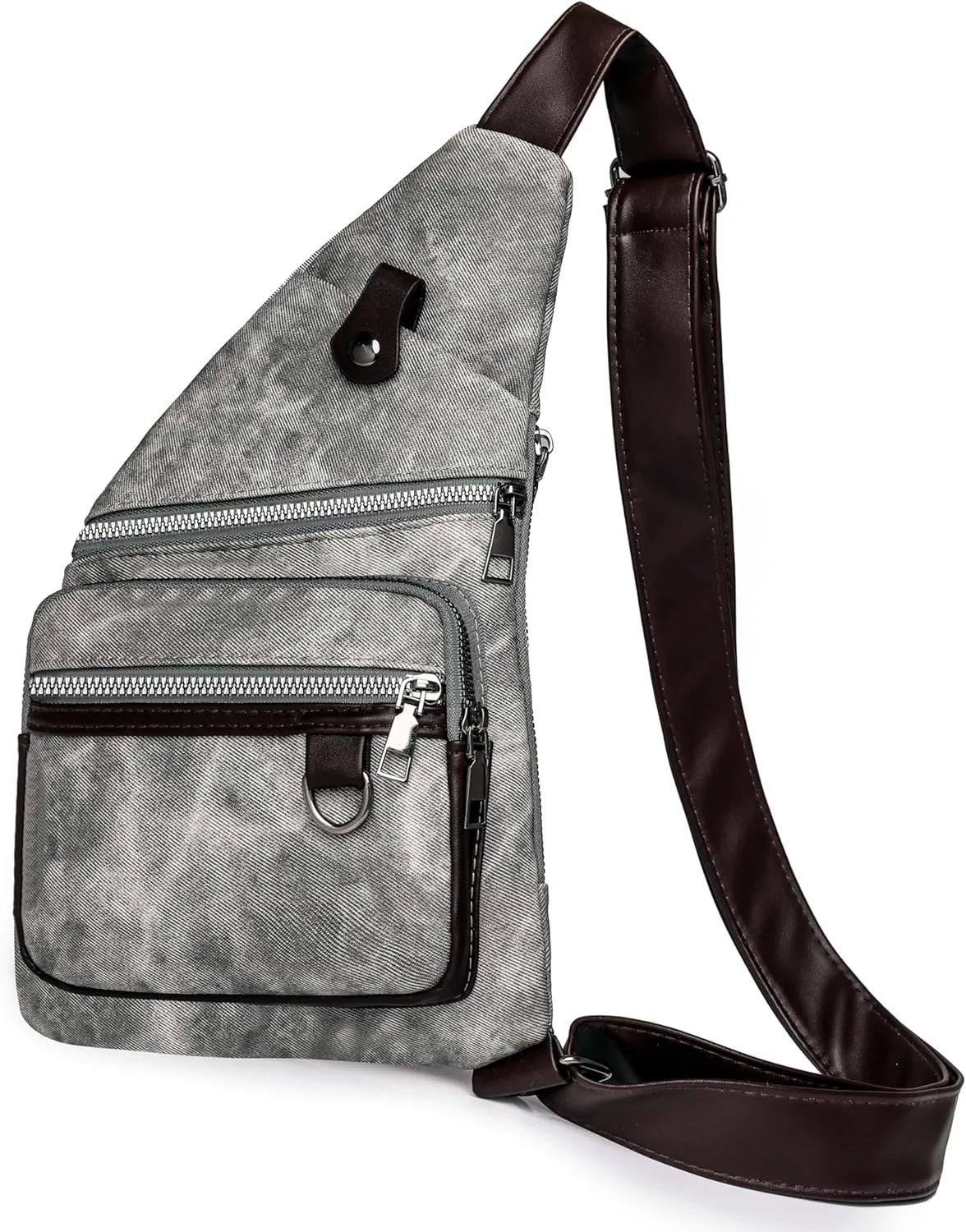 Anti Theft Travel Bag - Side Crossbody Sling Backpack for Women & Men - Waterproof & Theft Proof