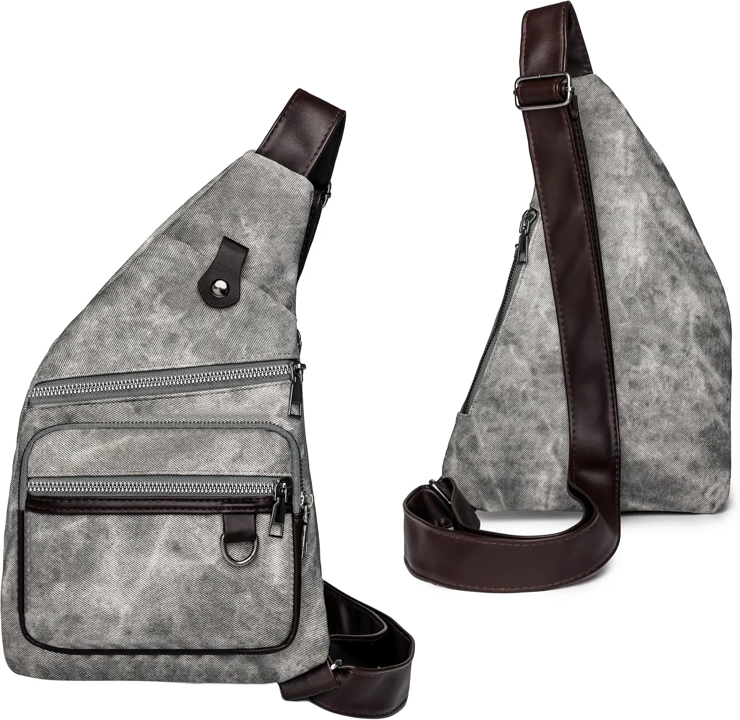 Anti Theft Travel Bag - Side Crossbody Sling Backpack for Women & Men - Waterproof & Theft Proof
