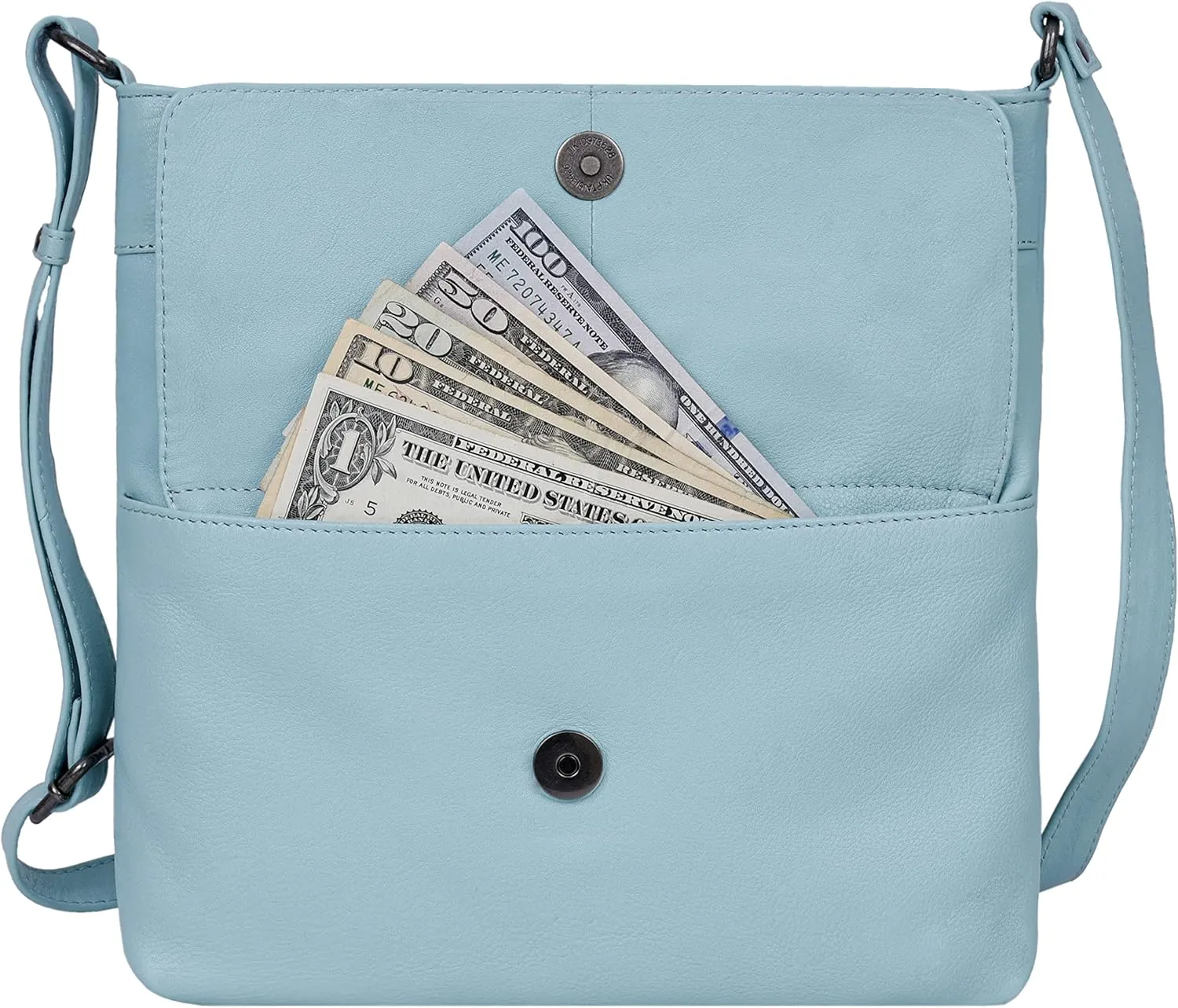 ANTONIO VALERIA Christmas Gift Piper Leather Crossbody Bag