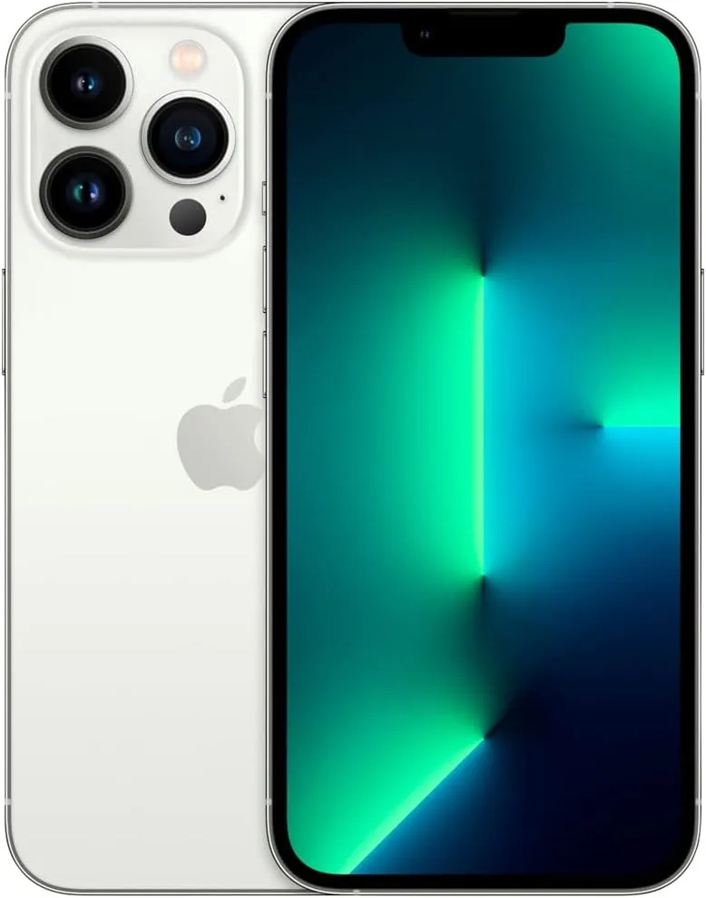 Apple iPhone 13 Pro Max, 128GB, Silver - AT&T (Renewed)