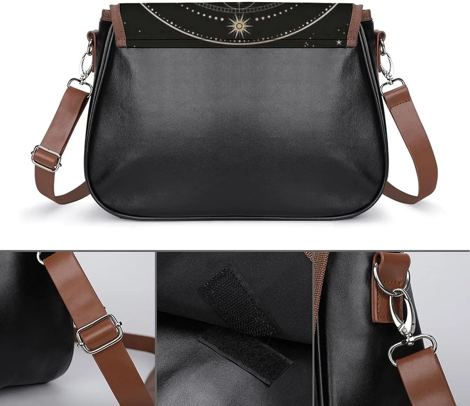 Army Classic Camouflage Pattern Fashionable And Exquisite Shoulder Bag, Convenient Leather Crossbody Bag for Going Out