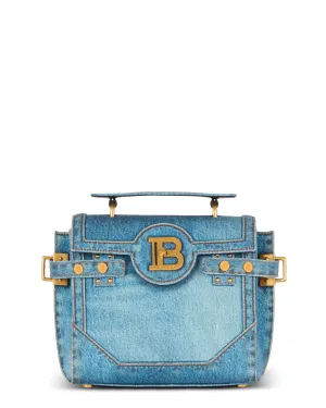 B-Buzz 23 Denim Top Handle Bag in Blue Jean