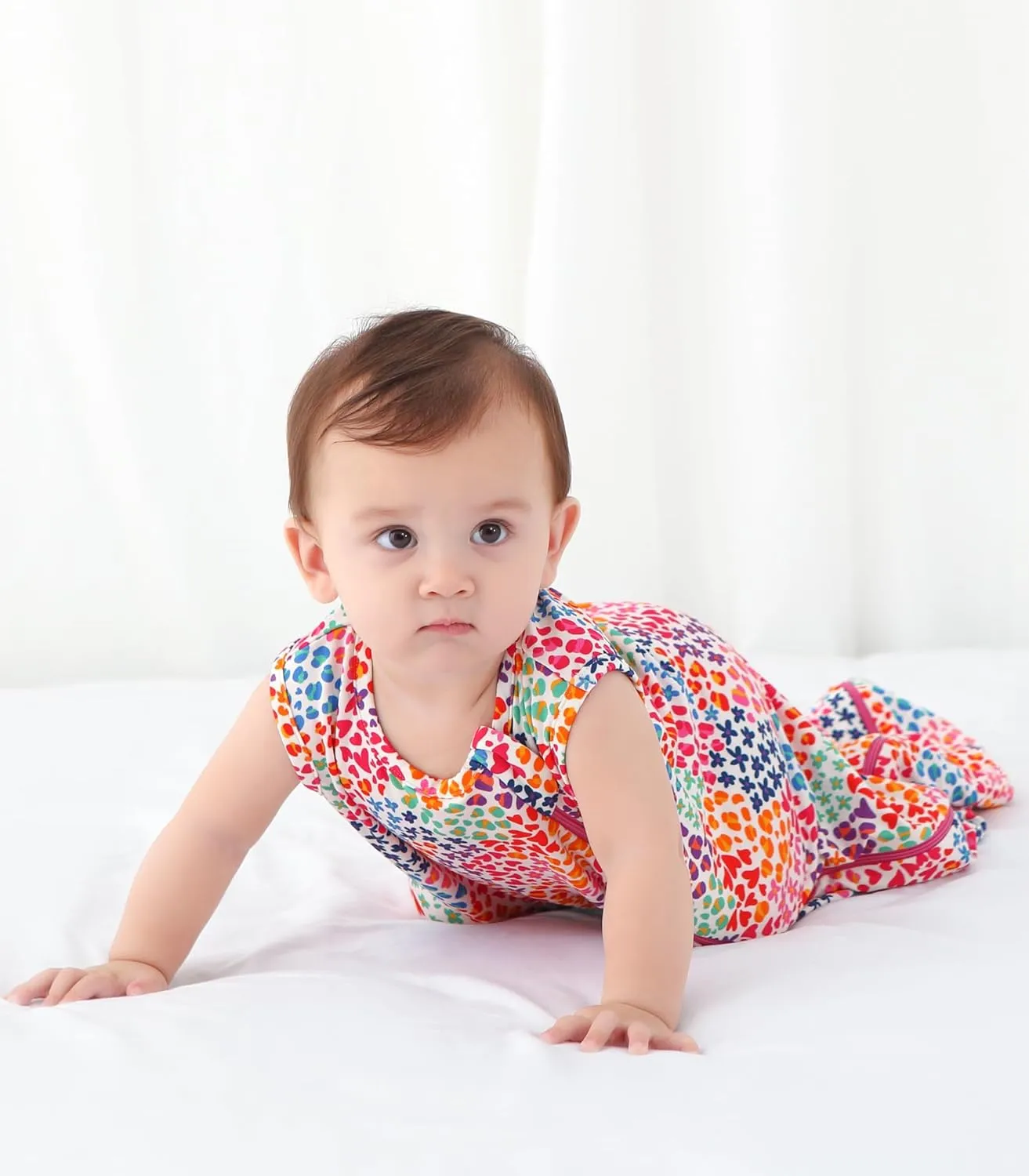 Baby Sleep Sack Soft Wearable Blanket 2-Way Zipper Sleeping Bag for Girls Boys 0-3T, Viscose Made from Bamboo