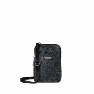 BAGGALLINI TAKE TWO RFID BRYANT MIDNIGHT BLOSSOM CROSSBODY TBR401B0942