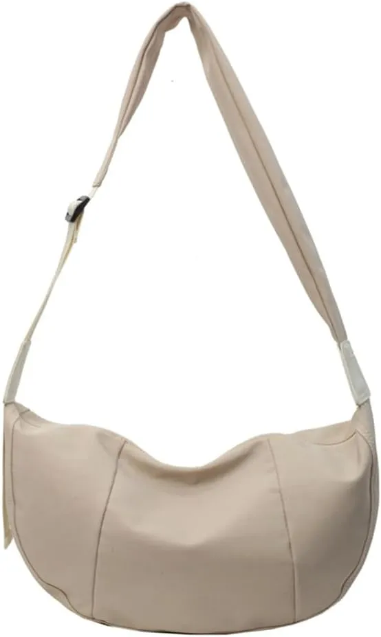 Baggu Crescent Bag Nylon Women Crossbody Purse Sling Adjustable Shoulder Straps Saddle Hobo Travel Casual