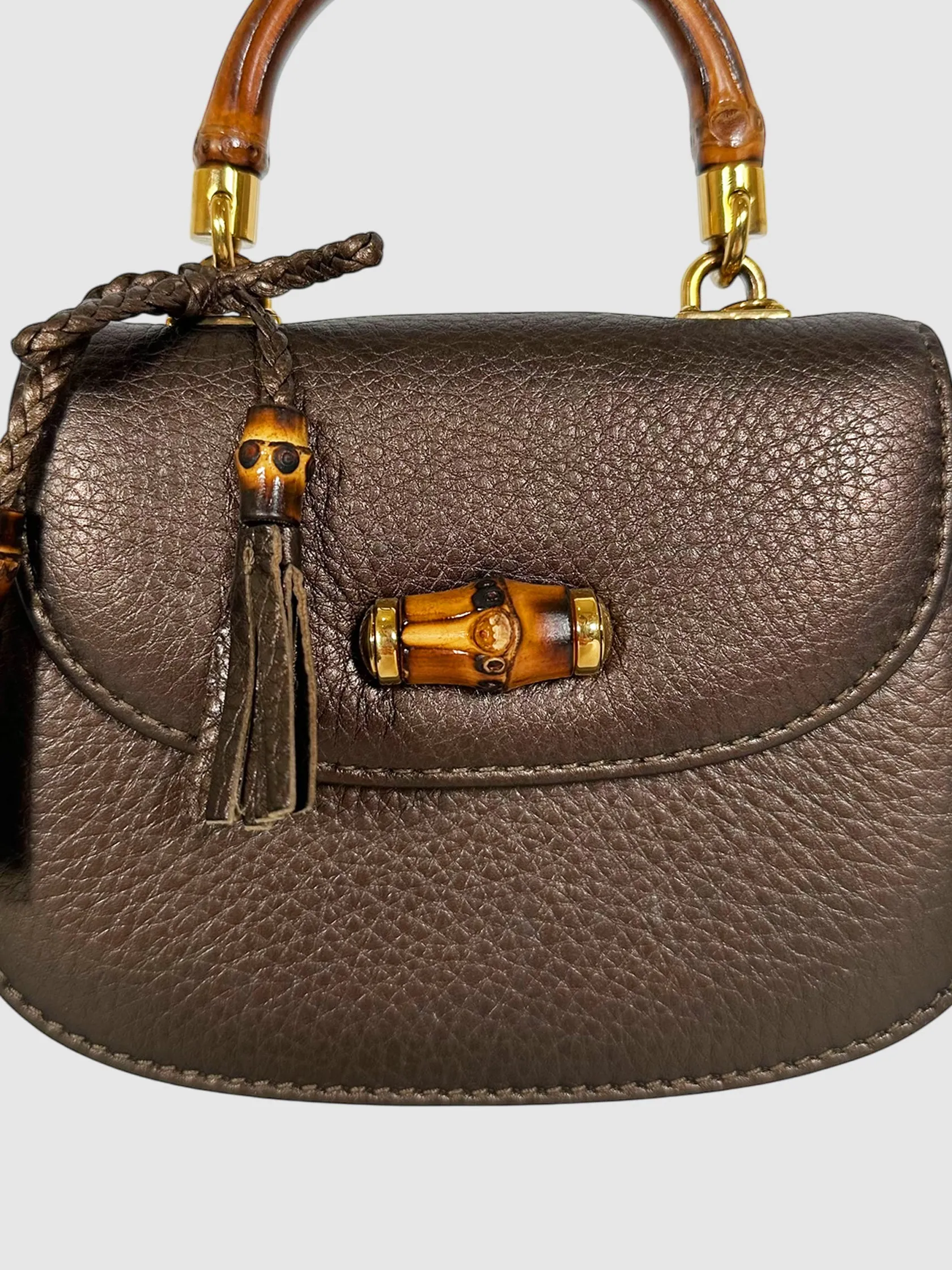 Bamboo Handle Mini 1947 Night Bag
