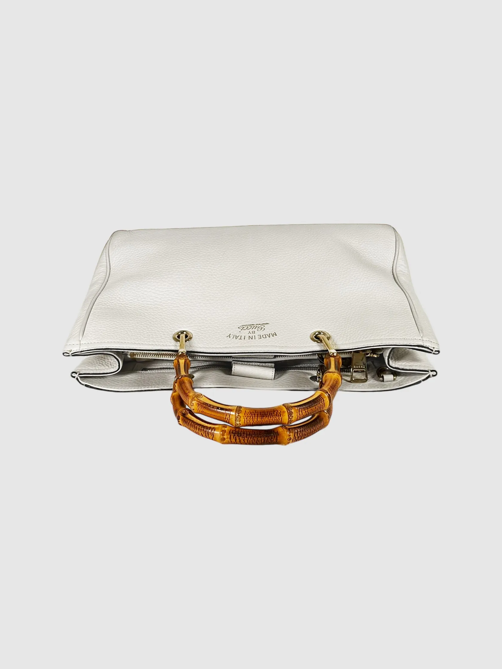 Bamboo Handle Tote