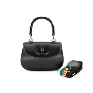 Bamboo Handle VL Purse