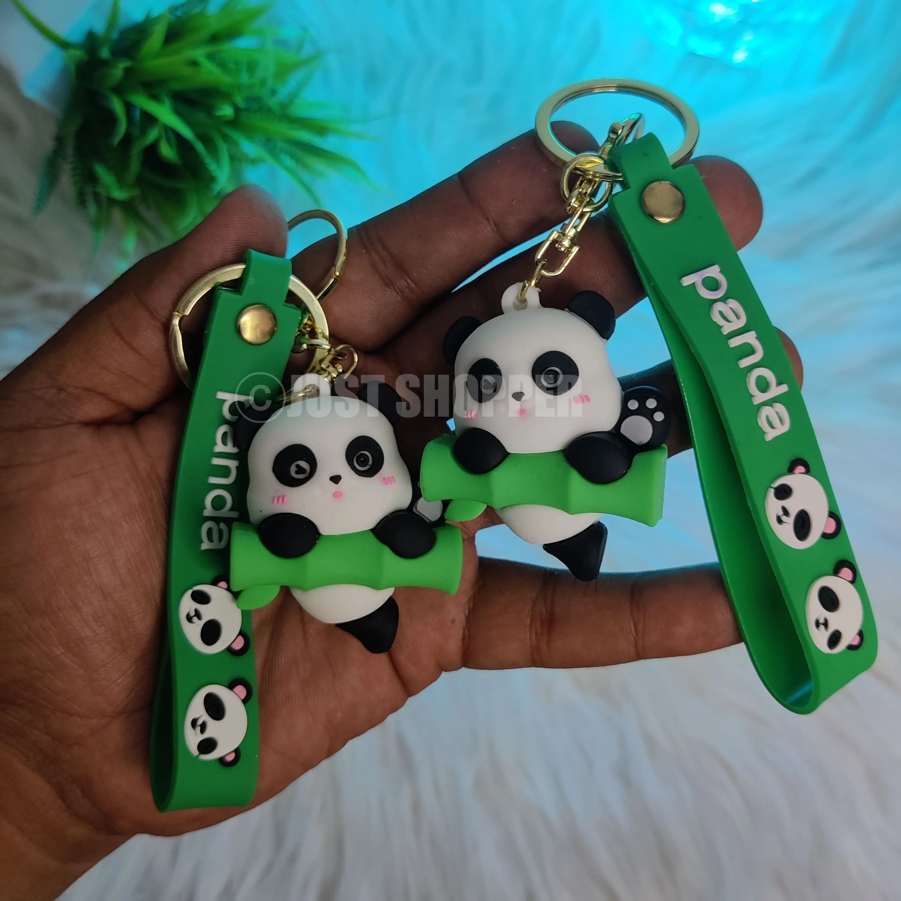Bamboo Panda Keychain