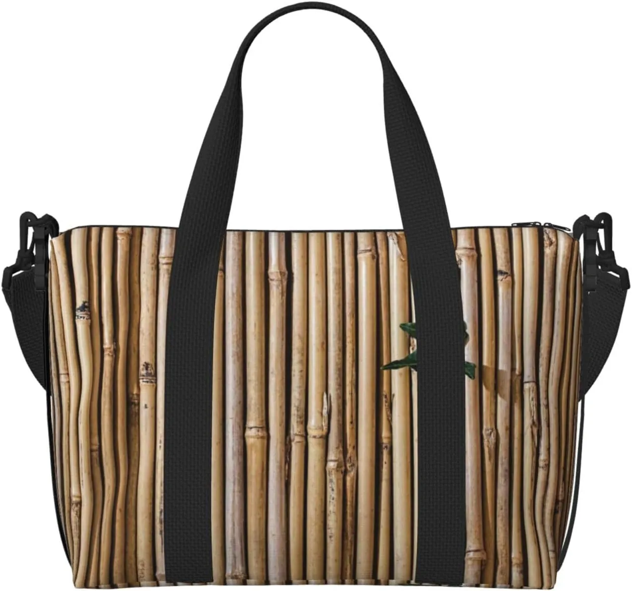 Bamboo Raft Carry on Luggage Travel Bag Travel Bag for Women Men Large Duffle Bag for Travel Bag for Travel, Business Trips, Work, Gym