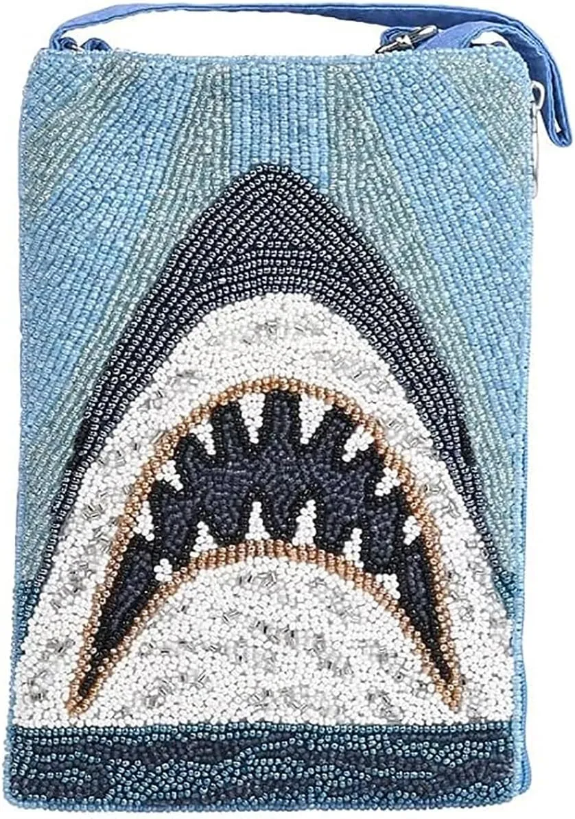 Bamboo Trading Shark Bite Club Bag, 7.5-inch Height, Women Accessories, Fashion, Travel Bag