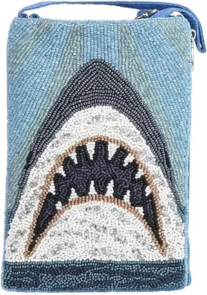 Bamboo Trading Shark Bite Club Bag, 7.5-inch Height, Women Accessories, Fashion, Travel Bag