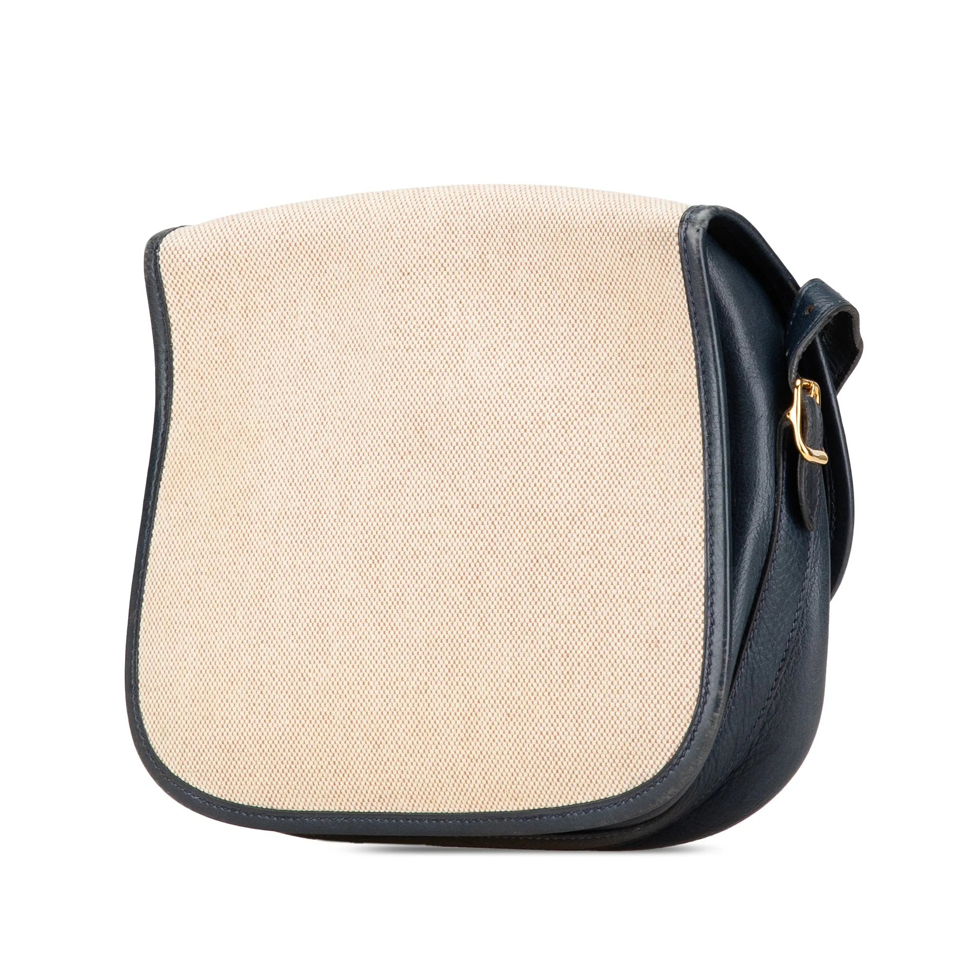 Beige Hermès Canvas Balle de Golf Crossbody